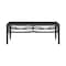 Armen Living Sonoma Outdoor 4 piece Set in Dark Gray Finish and Dark Gray Cushions SETODSODKGR - alternate 5